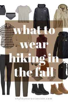 what to wear hiking in the fall