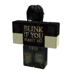 an image of a minecraft block with the words blink it you want me