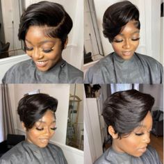 Bday Hair, Short Black Wigs, Bob Pixie Cut, Bob Pixie, Short Ombre, Short Wave, Cut Life, Silver Foxes, Pixie Hair