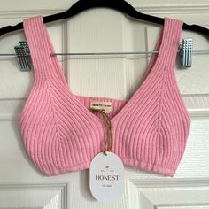 Brand New Never Worn With Tags! (Nwt) From Website: Jodoh Can Mean Anything From 'Soulmate' To 'A Perfect Match', However You Chose To See It, You Just Need To Know That It's Meant To Be. This Super Soft Knit Bralette Is A 'One Size Fits All' And Compliments Every Body Type. The Super Versatile Jodoh Crop Tops Are Made From Luxury Rib Knit And Can Be A Match Made In Heaven With Every Item In Your Wardrobe. One Size Fits All Ribbed Stretch Knit Slips On-Bra Friendly Designed As Crop Top / Bralette Model's Hight 1.65 Cm Model's Bust 83 Cm's Model's Waist 61 Cm's Model's Hips 91cm's 100% Acrylic Yarn Handwash Recommended Do Not Bleach Do Not Tumble Dry Do Knit Bralette, A Match Made In Heaven, Bralette Crop Top, Match Made In Heaven, Made In Heaven, Match Making, Soft Knits, Acrylic Yarn, Body Types