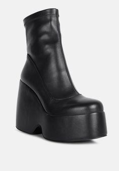 Free shipping and easy returns on Rag & Co PURNELL Black High Platform Ankle Boots. Lightweight statement high platform boot from Rag & Co. these ankle boots have side zipper d Luxury Edgy Ankle-high Platform Boots, Luxury Black Platform Boots With Studded Outsoles, Luxury Black Platform Boots With Studded Rubber Outsoles, Luxury High Ankle Platform Boots With Leather Sole, Luxury Suede Platform Boots With Lug Sole, Luxury High Ankle Platform Boots With Reinforced Heel, Platform Boots Hot Topic, Luxury Platform Boots With Block Heel And Medium Width, Luxury Lug Sole Platform Boots With Pointed Toe