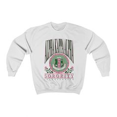 Vintage Howard University Alpha Kappa Alpha Sorority 1992 Hbcu Sweatshirt 211215 Aka Jersey Outfit, Aka Yard Show Outfits, Silver Soror Alpha Kappa Alpha, Aka Conference Attire, Aka Homecoming Outfits, Aka Decorations, Aka Outfits Alpha Kappa Alpha, Pink And Green Outfits, Aka Outfits