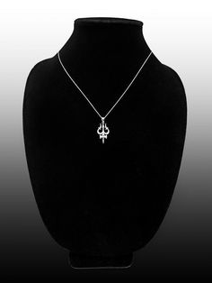 Sterling Silver Trident of Lord Shiva Trisul (Trishula) Hindu Yoga and Pilates Pendant Necklace. Available as pendant or necklace. Chain length available: 16", 18", 20", 22". Metal: 925 Sterling Silver. Pendant weight: 1.3 g. Pendant height (w/ bail): 1.3" (33 mm). Pendant width : 0.6" (15 mm). Bail opening: 3 mm. Gender: unisex. Finish: polished. Chain weight: 1 g. Chain clasp: spring ring. Hindu Jewelry, Yoga Ring, Yoga And Pilates, Snap Streak Ideas Easy, Yoga Jewelry, Lord Shiva, Necklace Chain, Gold Style, Sterling Silver Pendant