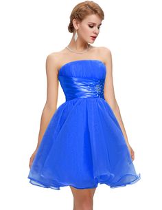 Elegant Sleeveless Short Cocktail Dress - Uniqistic.com Cheap Yellow Sleeveless Party Dress, Affordable Yellow Sleeveless Party Dress, Cheap Yellow Cocktail Dress, Short Puffy Prom Dresses, Poofy Prom Dresses, Puffy Prom Dresses, Red Evening Dresses, Plus Size Cocktail Dresses, China Products