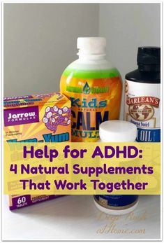 Help for ADHD: Four Natural Supplements That Work Together. 4 supplements that calm ADHD Children Health, Natural Supplements, Kids Nutrition, Kids Health, Health Products, Parenting Hacks, Kids And Parenting, Natural Remedies, Vitamins