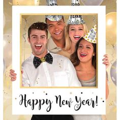 AMSCAN CA New Year Ny - Giant White Frame 35 X 30 In. 013051766641 Photo Frame Images, New Year Photo, Frame Props, Happy New Year Photo, Photo Frame Prop, New Year's Party Decorations, New Year Photos, New Years Eve Decorations, Party Photo Booth