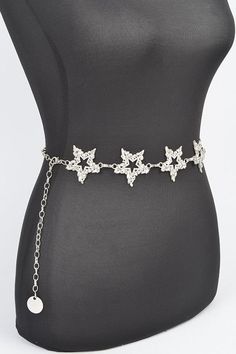 Add a touch of glamour to your ensemble with our Plus Size Shiny Star Iconic Chain Belt. Featuring a shiny star design, this iconic chain belt will elevate any outfit and make you feel like a star. Made for plus size figures, it provides both style and functionality. Plus SizeWidth - 2"Length - 58"Rhinestone, Iron Lead & Nickel Compliant Star Chain Belt, Electronic Gift Ideas, Girls High Top Sneakers, Sneakers Patterns, Boys Casual Shoes, Star Chain, Beaded Belt, Air Max Women