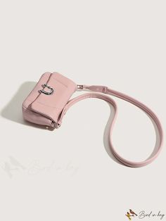 BirdinBag - Stylish Multi-functional Womens Handbag: Perfect for Commuting and Versatile Wearing Multifunctional Large Capacity Rectangular Phone Bag, Pink Square Phone Bag For Everyday Use, Pink Square Phone Bag For Daily Use, Pink Handheld Satchel For Office, Modern Pink Square Bag, Rectangular Flap Bag With Removable Pouch For Errands, Travel Flap Bag With Adjustable Handle And Rectangular Shape, Versatile Bags With Adjustable Handle For Daily Use, Rectangular Travel Flap Bag With Adjustable Handle