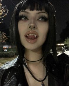 vamp
vampire
goth
alt
pic
pix
>.< A Black, Black Hair, Piercings, A Woman, Instagram Photos, Makeup, Music, Hair