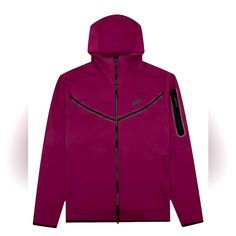 Nike Tech Fleece Hoodie Jacket Xl Mens Rosewood Plum Black Full Zip Nsw Brand New With Tags Color: Rosewood Plum Black Men's Size Xxl Nike Fleece Hoodie Track Jacket, Hooded Fleece Track Jacket Sportswear, Hooded Fleece Track Jacket For Sportswear, Sportswear Fleece Hooded Track Jacket, Hooded Fleece Track Jacket, Nike Fleece Track Jacket With Double-lined Hood, Sportswear Fleece Hoodie Jacket, Nike Winter Fleece Jacket With Drawstring Hood, Hooded Fleece Track Jacket For Athleisure