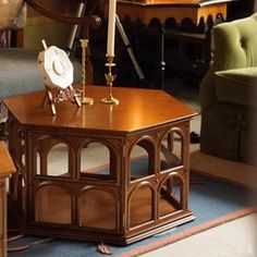 a living room filled with furniture and decor