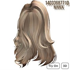 Blonde Hair Roblox, Blonde Hair Codes, Fete Emo, Blonde Bun