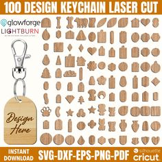 the wooden keychain laser cut is ready to be used for cutting and embellishment