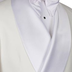 Package Includes: 1 x Jacket - 1 x Pant

The Andre Emilio ivory tuxedo with a white satin shawl lapel is the ultimate choice for grooms, groomsmen, and anyone attending a prestigious event. Crafted from luxurious 120s fabric and lined with silk, this double-breasted tuxedo features fabric-covered buttons, three straight pockets, and a structured half-canvas construction for all-season wear.

 	Fabric: 120s 
 	Lining Fabric: Silk
 	Pattern: Plain
 	Buttons: Fabric
 	Construction: Half Canvas
 	Seasonality: All Season
 	Jacket: White Satin Shawl Lapel, 3 Straight Pockets, Double Breasted With 2 Buttons
 	Trouser: Flat front, 2 Back Pockets, Zip Closure Elegant Blazer With Suit Collar For Ceremonies, Elegant Tuxedo With Suit Collar For Ceremony, Luxury Wedding Suit With Shawl Collar, Luxury Wedding Blazer With Shawl Collar, Classic Formal Satin Blazer, Luxury Shawl Collar Wedding Blazer, Classic Satin Blazer For Formal Occasions, Classic Satin Formal Blazer, Satin Tuxedo With Notch Lapel For Formal Events