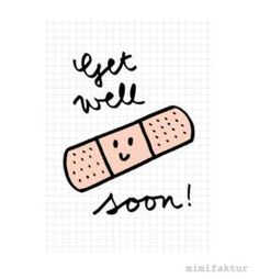 a drawing of a pill with the words'eef well soon '