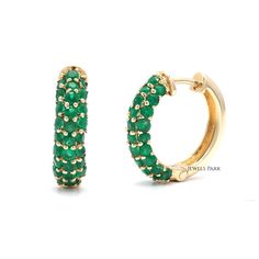 Emerald huggies earrings hoops 14K gold | Natural emerald cut earrings | Emerald earrings gold | Emerald studs tops huggies | Emerald hoops STONE DETAILS : ✦ Gemstone : Emerald ✦ Gemstone Type : Natural ✦ Gemstone Size : 1.80 MM ✦ Gemstone Shape : Round Cut ✦ Number of gemstones : 56 ✦ Gemstone Weight : 2-3 carats ✦ Gemstone Grade : AAA METAL DETAILS : ✦ Metal : 14K/18K Gold ✦ Metal Color : Yellow / White / Rose Gold ✦ Setting : Prong Setting / Pave Setting ✦ Earring Box : Yes SHIPPING DETAILS : Emerald Huggie Earrings, Yellow Gold Emerald Huggie Earrings, Fine Jewelry Emerald Huggie Earrings, Emerald Huggie Earrings For Anniversary, Fine Jewelry Emerald Hoop Earrings, Yellow Gold Emerald Huggie Jewelry, Emerald Earrings Gold, Emerald Cut Earrings, Emerald Studs