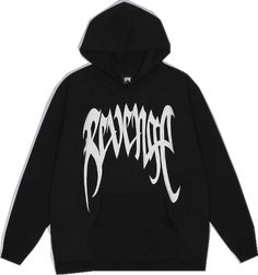 Black Hoodie With Double-lined Hood For Streetwear, Black Hip Hop Hoodie With Adjustable Hood, Alternative Hoodie Tops For Streetwear, Black Heavyweight Urban Hoodie, Black Heavyweight Hoodie Sweatshirt, Black Heavyweight Sweatshirt For Streetwear, Black Sweatshirt With Double-lined Hood For Streetwear, Heavyweight Black Sweatshirt For Streetwear, Black Edgy Hoodie With Letter Print