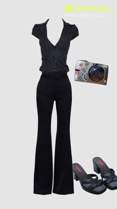 Bau Fbi Outfits, V Neck Outfit Aesthetic, Cute Work Outfits Casual Office Attire, Depeche Mode Concert Outfit Women, Hostess Interview Outfit, Business Y2k Outfits, 1990s Office Fashion, Secretary Core Outfit, Business Casual Outfits Y2k