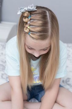 Half Bun Hairstyle, Braid Hairstyles Ideas, Half Bun Hairstyles, Picture Day Hair, Ballet Hairstyles, Half Bun, Lil Girl Hairstyles, Find Hairstyles