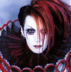 Shaved Hair Designs, Dir En Grey, Victorian Goth, Creepy Clown, Japanese Rock, Goth Makeup, Hair Shows