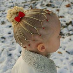 Sanggul Modern, Hairstyles Girl, Toddler Hairstyles, Hairstyle Tutorials, Cute Haircuts