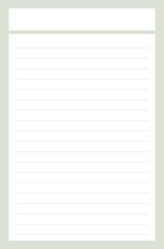 a blank paper with lines on it