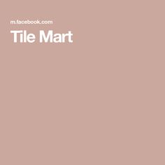 the title for tile mart's website is shown in white on a pink background