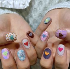 Opal Nails, Hippie Nails, Hard Nails, Minimalist Nail Art, Minimal Nails, Pretty Gel Nails, Cute Gel Nails, Bling Acrylic Nails, Kawaii Nails