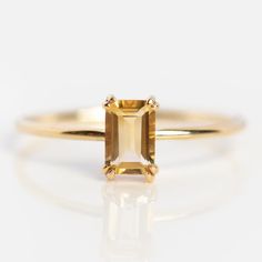 Natural Citrine Gold Ring-Dainty Citrine Ring-Minimalist Ring-14K Gold Ring-Engagement Ring-Yellow Stone Ring-Citrine Baguette Dainty Ring Welcome to Jewels by a sailor, Experience stunning jewelry which compliments your style everyday, All the items in my shop are hand made items and are crafted by our Master Goldsmith in our workshop, We pay a lot of emphasis on the making of the ring and we always assure you that we will provide best quality products every time toy you, Free World Wide Shipping; For Help : gemscitrus@gmail.com Thank you For Visit our Shop : CitrusGemsWorld Yellow Topaz Engagement Ring, Yellow Stone Engagement Ring, Yellow Gemstone Ring, Yellow Stone Rings, Local Eclectic, Yellow Engagement Rings, Zierlicher Ring, Everyday Ring, Yellow Gemstones