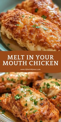 Melt in Your Mouth Chicken Melt In Your Mouth Chicken, Chicken Breast Recipes Baked, Dinner Rotation, Easy Chicken Dinner Recipes, Chicken Tender Recipes, Chicken Main Dishes, Baked Chicken Breast, Tender Chicken, Best Chicken Recipes