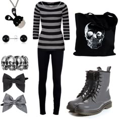 Steampunk Couture, Emo Clothes, Casual Goth, Goth Outfit, Tokyo Street Fashion, Style Indie, Cooler Look