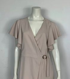 ITEM DESCRIPTION: Brand: Blumarine Model: Blumarine dress with an elegant, sophisticated and high luxury design. Light cady dress with deep V-neck, cross panel to create a dressing gown effect, belt detail at the waist, short ruffle sleeves, invisible zip closure and hook on the back. Size W30 D38 F40 USA8 ES40 UK12 Italian size 44 verified the measurements Material: 95% polyester, 5% elastane, lining: 68% acetate 32% polyester Condition: new, with label Designer code: 3634 Designer color code: Blumarine Dress, Woman Dresses, Design Light, Ruffle Sleeves, Favorite Things List, Gowns Dresses, Duster Coat, Wrap Dress, Dress Outfits