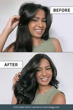 Wish you had natural-looking curls? This guide + video tutorial show you how to use a curling iron to create effortless, loose curls for any all hair lengths - short, medium and long hair! So, no more frustration - learn the tricks for long-lasting curls that look amazing. Plus, discover a variety of loose curls hairstyle ideas suitable for any occasion, whether it's a casual outing, work or a party. Head to my blog post for the full loose curls hair styling tutorial! Loose Curls Tutorial, Using Curling Iron, Curling Fine Hair, Loose Curls Hairstyles, Hair Product Organization, Natural Looking Curls, Hair Color Guide, Curl Tutorial, Lasting Curls