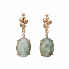 Julie Cohn Design, Emerald Earring, Opal Earring, Kyanite Earrings, Artisan Jewelry Handmade, Historical Jewellery, Bronze Earrings, Bronze Necklace, Aquamarine Earrings