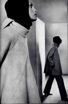 1969 Philippe Venet Space Age Fashion, 60’s Fashion, Fashion Model Poses, Black And White Photos, Vintage Silhouette, Fancy Hats, White Photos, 1960s Fashion, Coat Design