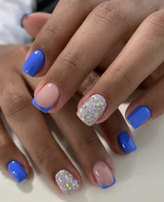 Nurse Short Nails, Acrylic Nails Designs, Elegant Touch Nails, Hippie Nails, Nails Cute, Work Nails, Sparkle Nails