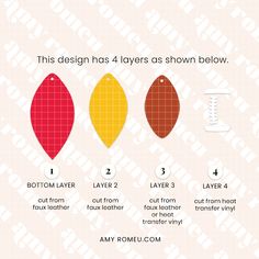 the instructions for how to make an origami paper airplane with four different colors