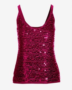 Lending glam style to denim, slacks, shorts and skirts, this exceptionally versatile sequin V-neck sweater tank will be a wardrobe go-to from season to season. | Boston Proper - Maroon Red - Sequin V-Neck Sweater Tank Top - XXS Glamorous Sequined Tank Top For Night Out, Glamorous Tank Top For Night Out In Spring, Spring Contrast Sequin Tank Top For Night Out, Spring Sequin Tank Top For Night Out, Casual Sequined Tank Top For Night Out, Casual Sequined Tank Top For Party, Glamorous Spring Tank Top For Date Night, Fall Party Stretch Tank Top, Sequined V-neck Tank Top For Spring