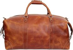 Classic Weekender Bag With Leather Backing For Trips, Classic Brown Travel Bag For Weekend Trips, Classic Brown Tote Luggage, Cognac Travel Bag With Leather Backing, Classic Brown Weekender Bag For Weekend Trips, Brown Weekender Bag With Leather Trim For Trips, Brown Leather Trim Weekender Bag For Trips, Classic Brown Duffle Bag For Trip, Classic Brown Weekender Bag For Overnight Trips