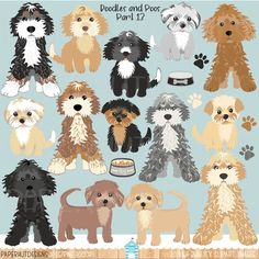 dogs and puppies cross stitch pattern - part 1 12x10 inches, digital file