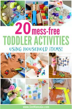 20 fun and easy toddler activities to keep them busy