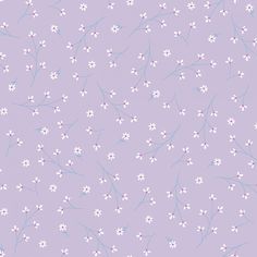 a purple background with small white flowers on it