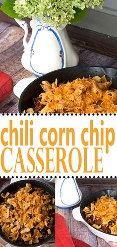 this chili corn chip casserole is an easy and delicious side dish