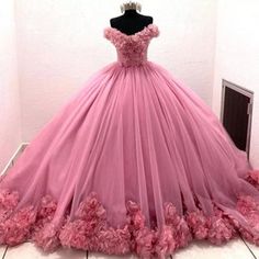 Champagne Pink Sparkly Dress Dress Long Evening Dress - Etsy Quinceanera Dresses Princess, Elegant Feminine Outfits, Pink Quinceanera Dresses, Pink Quinceanera, Long Ball Gown, Quinceanera Dresses Pink, Pink Ball Gown, Tulle Party Dress, Pretty Quinceanera Dresses