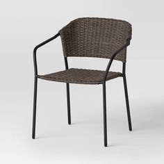 Stack Steel & Wicker Outdoor Patio … curated on LTK Zen Backyard, Black Room, Stackable Chairs, Patio Spaces, Deck Chairs, Room Essentials