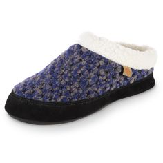 PRICES MAY VARY. CHUNKY KNIT DESIGN: Hand stitched warm, chunky knit upper with a berber collar provides a colorful design and year-round comfort. CLOUD CUSHIONING: Premium Acorn Cloud Cushion footbed includes a thick, flexible high-density foam layer that bounces back with every step to help relax and rejuvenate your feet. A stabilizing heel wedge layer adds cushion and shock absorption. SOFT BERBER LINING: Enjoy time in your home office or relax after a long day on your feet in our barefoot-fr Cloud Cushion, Indoor Outdoor Slippers, The Jam, Outdoor Slippers, Open Toed Heels, Slip On Mules, Womens Mules, Slipper Socks, Slipper Shoes