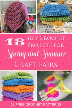 the best crochet projects for spring and summer crafts