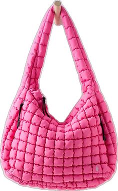 Puffer Bag, Free People Bags, Slouchy Bag, Carryall Tote, Pink Brand, Free People Movement, Fp Movement, Carry All Bag, Bubblegum Pink