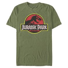 PRICES MAY VARY. The park is open! Celebrate the Jurassic Park series with this awesome t-shirt Comfortable cotton blend shirt with printed logo Printed the USA Short sleeve t-shirt, crew tee, slim fit, pre shrunk, made in USA, machine wash, fashion tee, dino, dinosaur, monster, fossil, logo, t-rex, sunset, safari Sunrise Logo, Jurassic Park T Rex, Jurassic Park T Shirt, Jurassic Park Logo, Jurassic Park Movie, Dinosaur Shirt, Slim Fit Shorts, Jurassic Park, Logo T Shirt