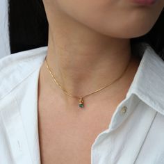 Emerald Choker • Raw Gemstone Crystal Necklace 24k Gold Gold Emerald Birthstone Necklace In Minimalist Style, Minimalist Gold Emerald Birthstone Necklace, Gold Minimalist Emerald Birthstone Necklace, Minimalist Gold Emerald Gemstone Necklace, Minimalist Emerald Necklace Clavicle Chain As Gift, Minimalist Emerald Clavicle Necklace As Gift, Minimalist Gold Emerald Necklace, Minimalist Emerald Pendant Necklace, Minimalist May Birthstone Crystal Necklace